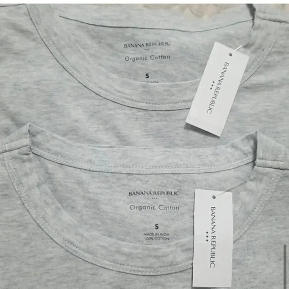 Banana Republic 2-Piece Organic Cotton Crew Neck T-Shirts - Picture 9 of 9